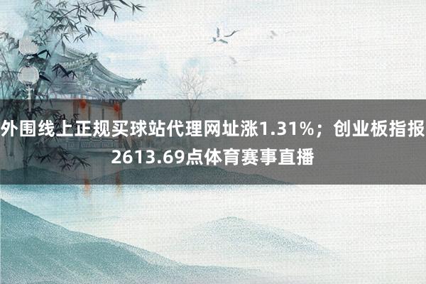 外围线上正规买球站代理网址涨1.31%；创业板指报2613.69点体育赛事直播