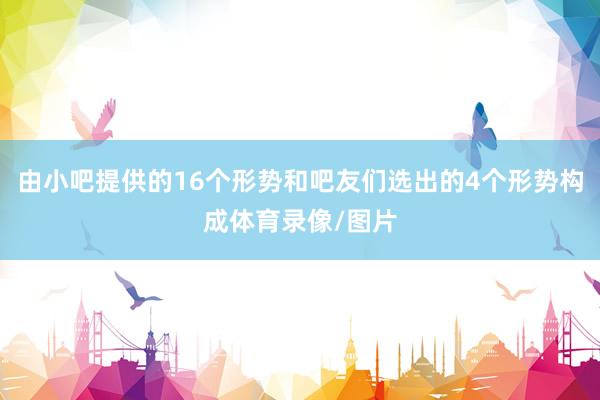 由小吧提供的16个形势和吧友们选出的4个形势构成体育录像/图片